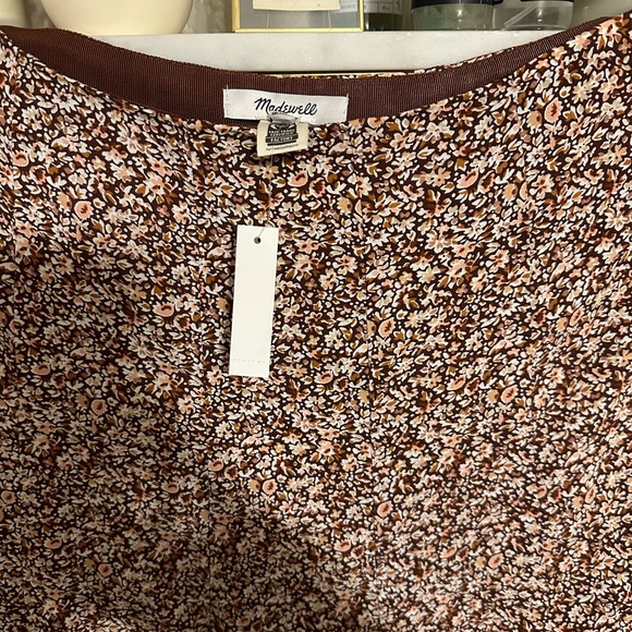 Madewell floral seamed midi skirt - Picture 9 of 10